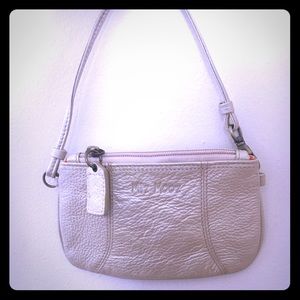 Miz Mooz metallic wristlet